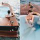Illustration for article titled All You Need in a Boat: An 8-Foot Hot Tub and Four Coolers